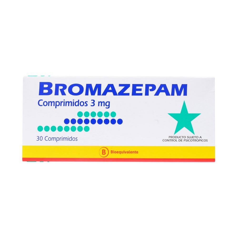 BROMAZEPAM COMPRIMIDOS 3 mg