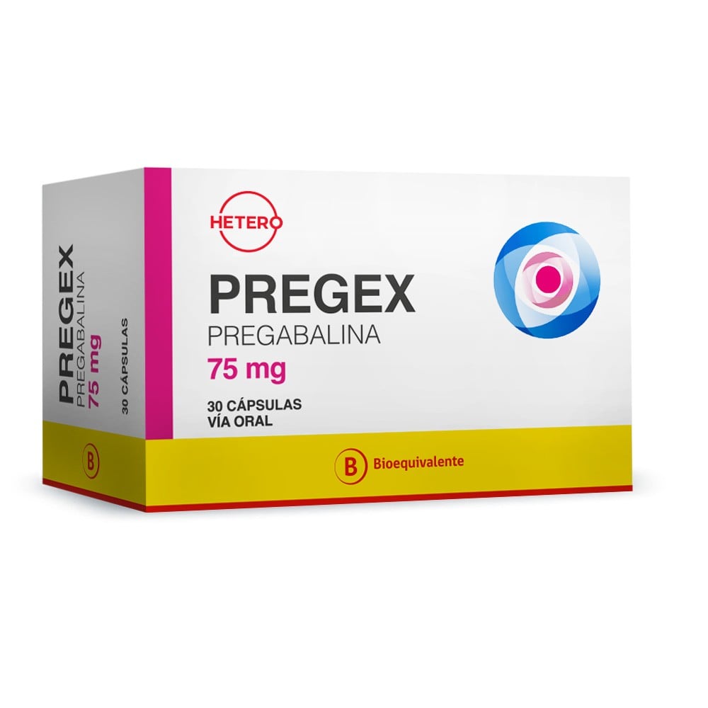 PREGEX CÁPSULAS 75 mg  (PREGABALINA)
