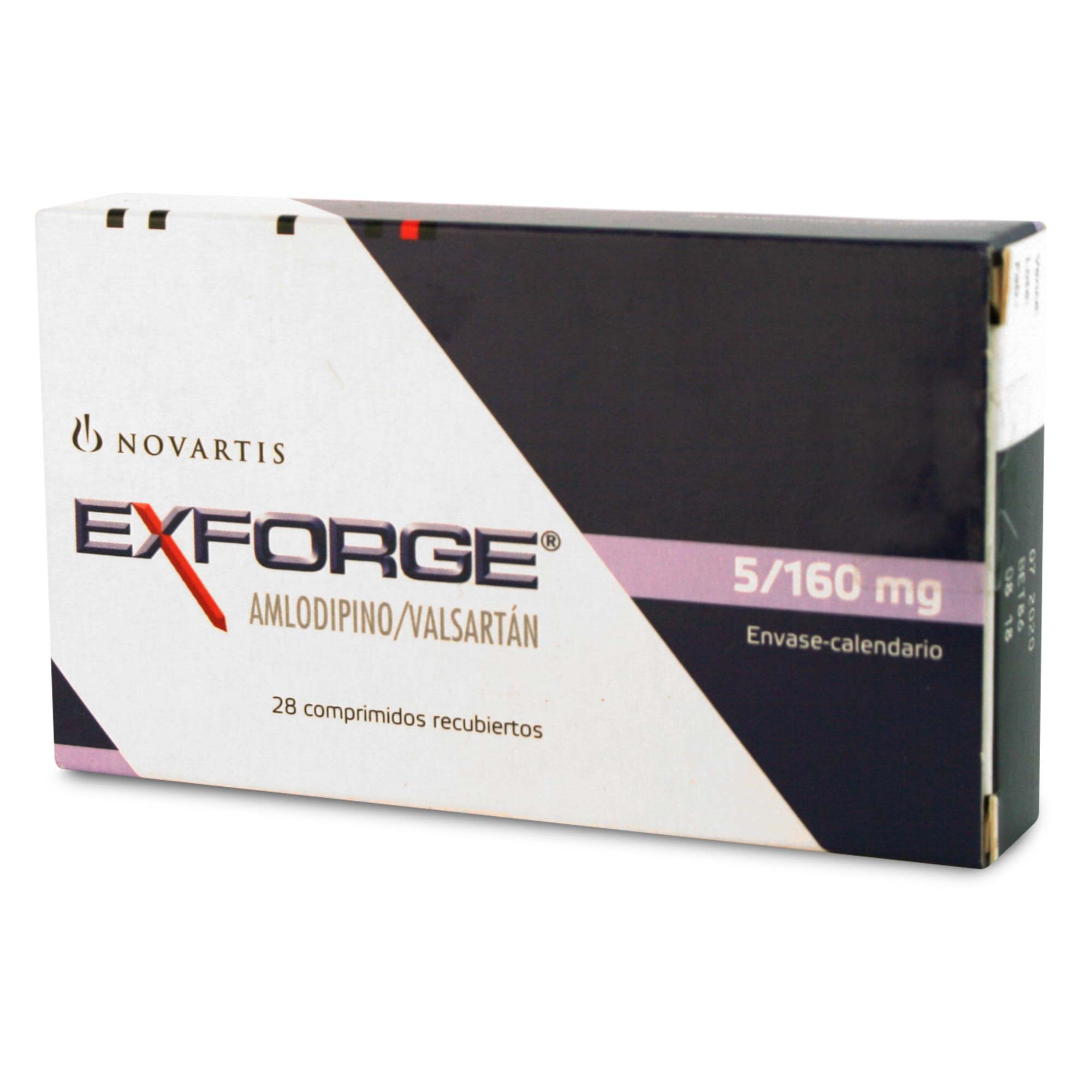 Exforge 5/160 Amlodipino 5 mg 28 Comprimidos Recubierto
