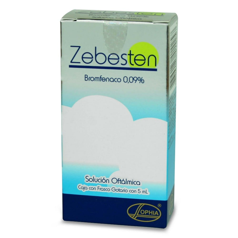 Zebesten Bromfenaco .09% Solución Oftálmica 1 mL