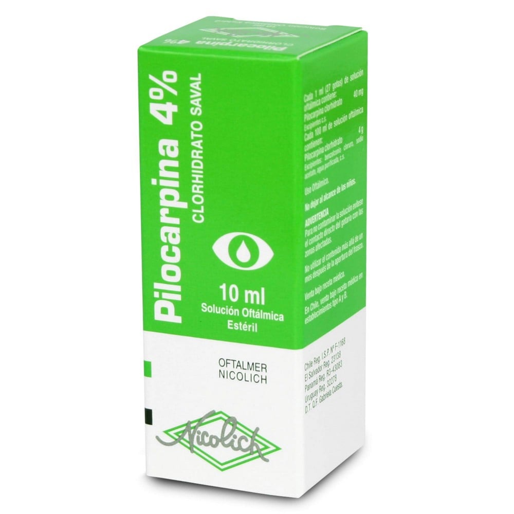 PILOCARPINA CLORHIDRATO SOLUCIÓN OFTÁLMICA 4%