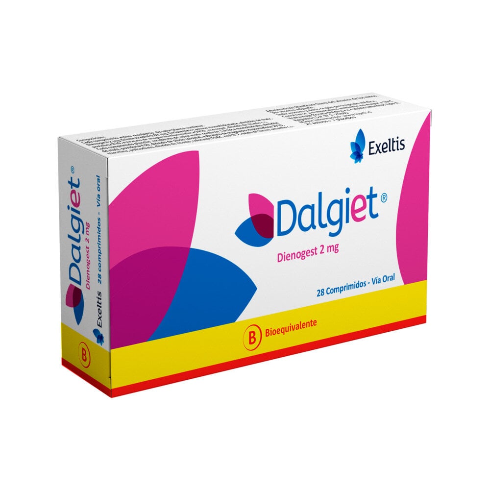 Dalgiet Dienogest 2 mg 28 Comprimidos