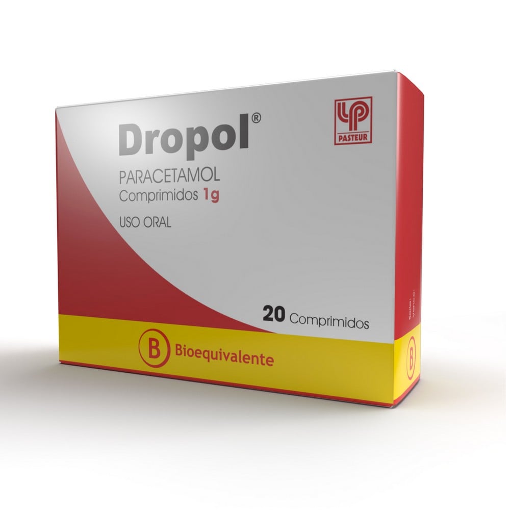 Dropol Paracetamol 1 gr 20 Comprimidos