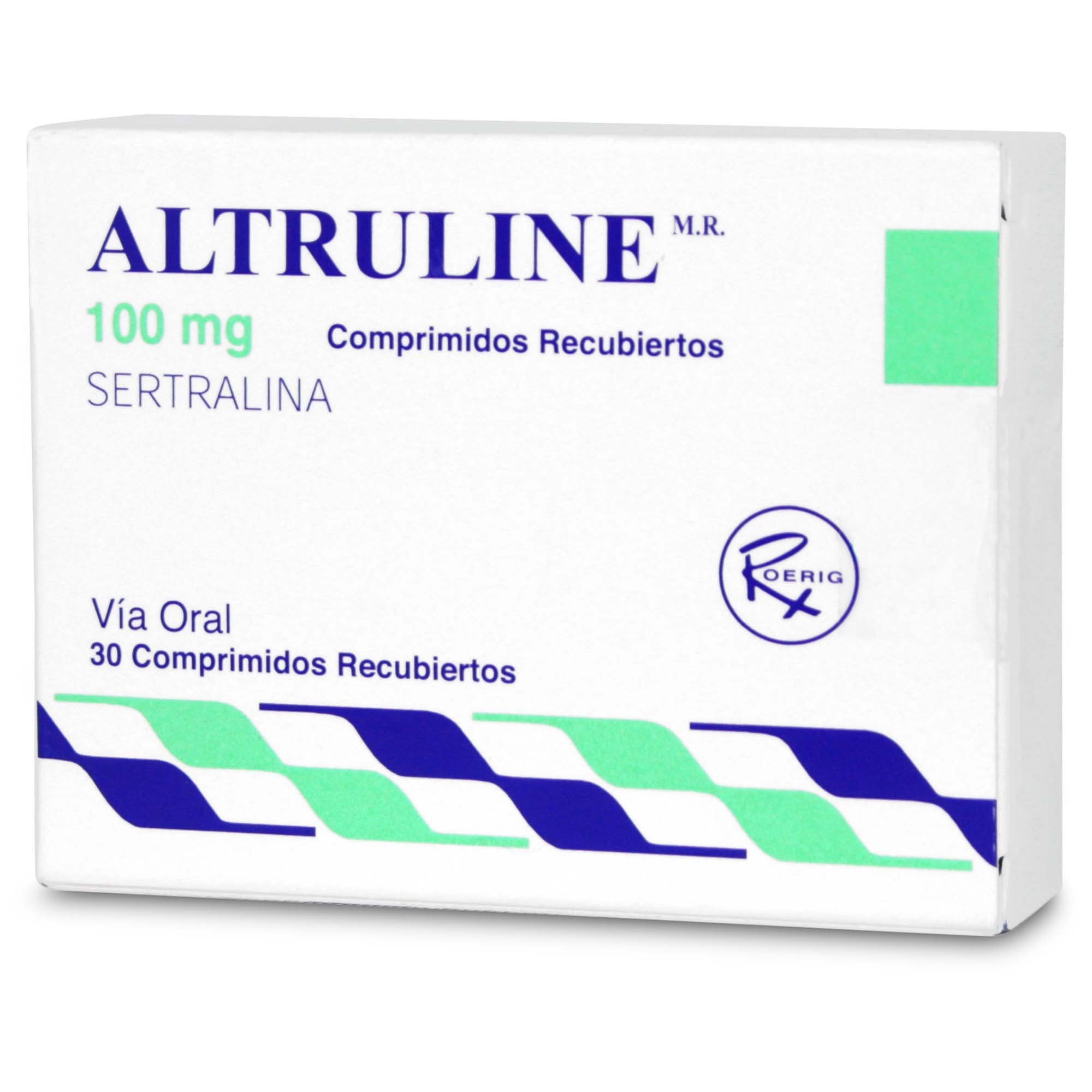 Altruline Sertralina 100 mg 30 Comprimidos Recubierto