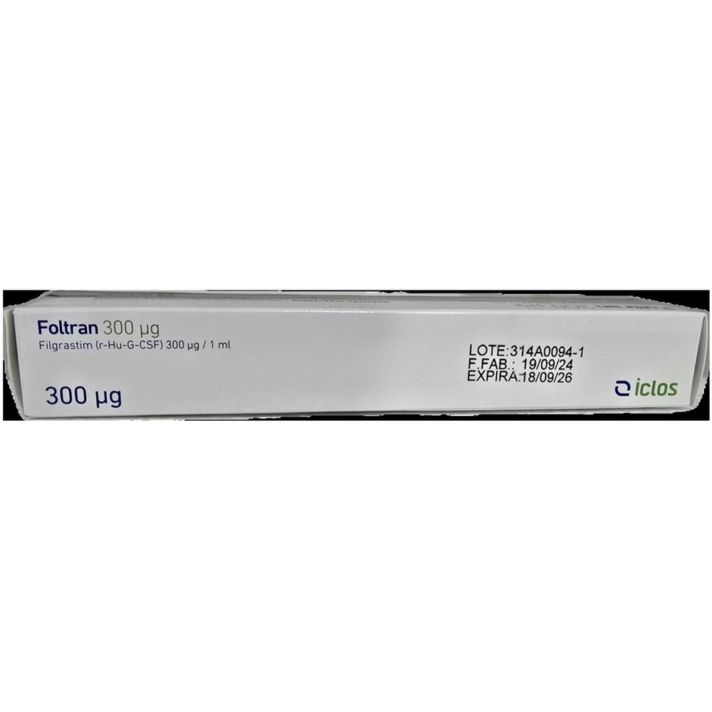 FOLTRAN SOLUCIÓN INYECTABLE 300 mcg/1 mL (FILGRASTIM)