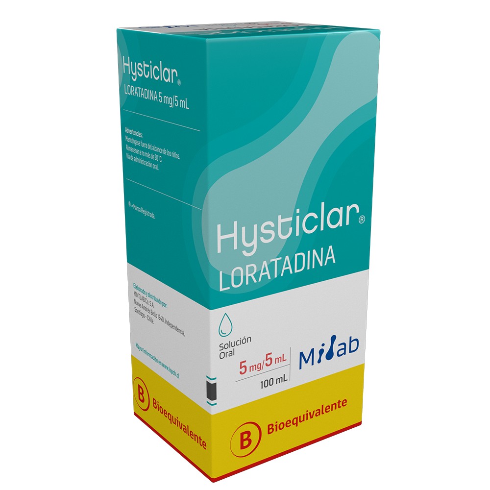 HYSTICLAR SOLUCIÓN ORAL 5 mg/5 mL (LORATADINA)