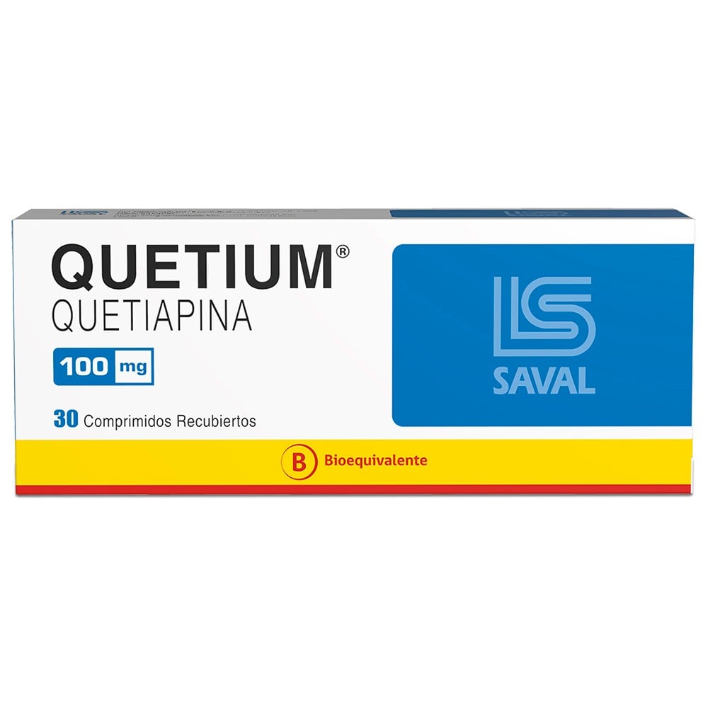 QUETIUM COMPRIMIDOS RECUBIERTOS 100 mg