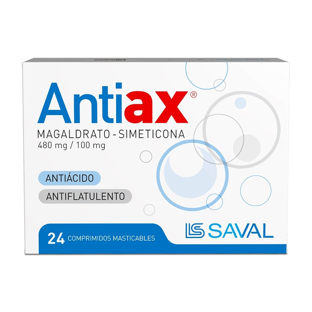 Antiax Magaldrate 480 mg 24 Comprimidos