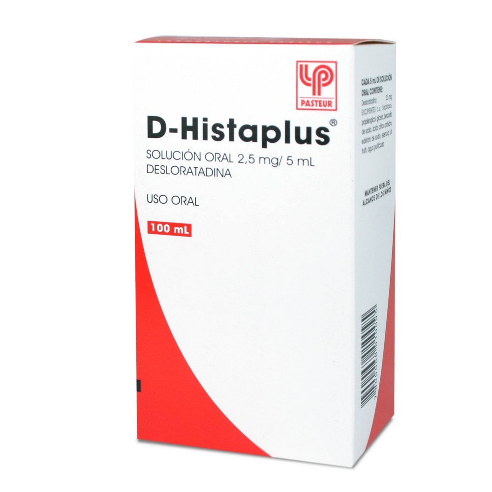 D-Histaplus Desloratadina 2,5 mg / 5 mL Solución Oral 100 mL