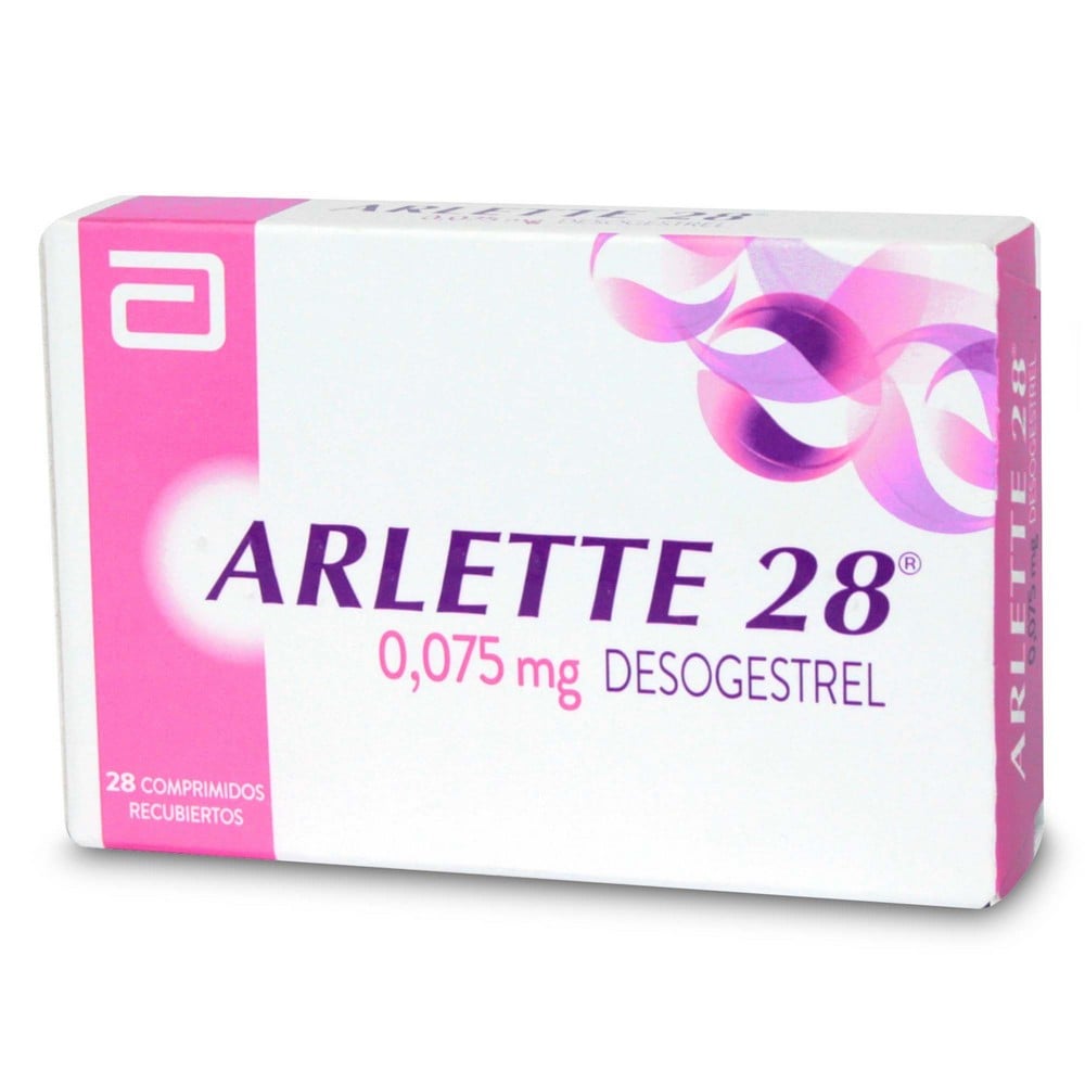 Arlette 28 Desogestrel 0,075 mg 28 Comprimidos Recubiertos