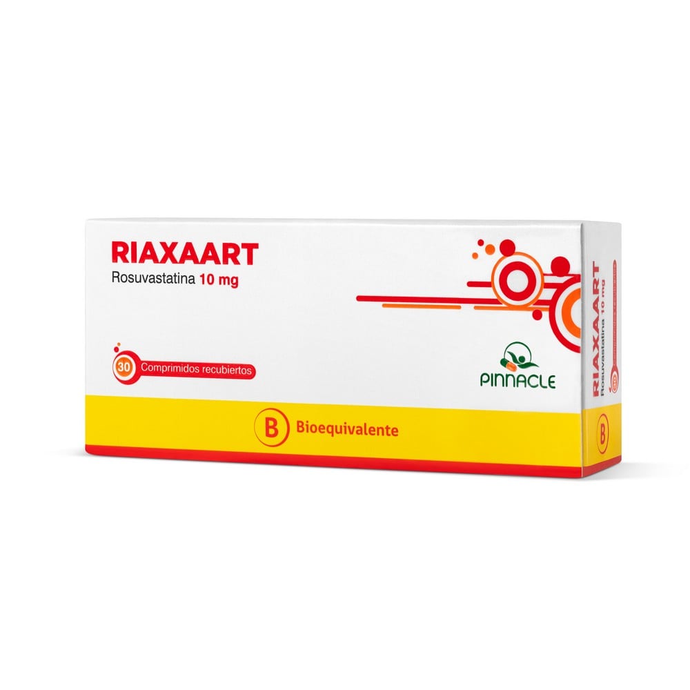RIAXAART COMPRIMIDOS RECUBIERTOS 10 mg