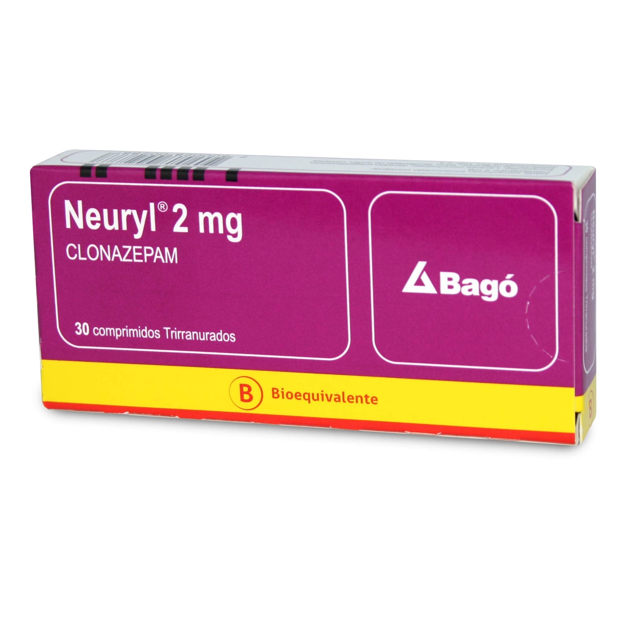 NEURYL PLUS COMPRIMIDOS BUCODISPERSABLES 2 mg (CLONAZEPAM)