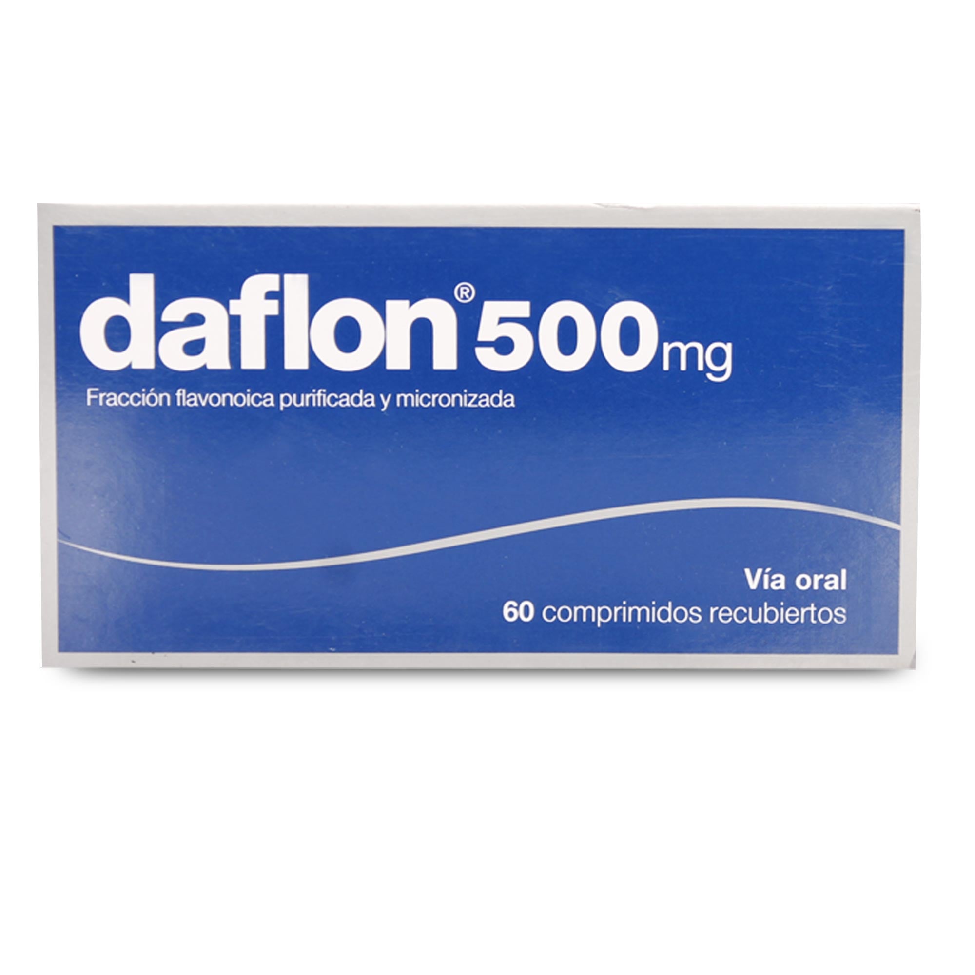 Daflon 500 Diosmina 450 mg mg Hesperidina 50 mg 60 Comprimidos Recubiertos