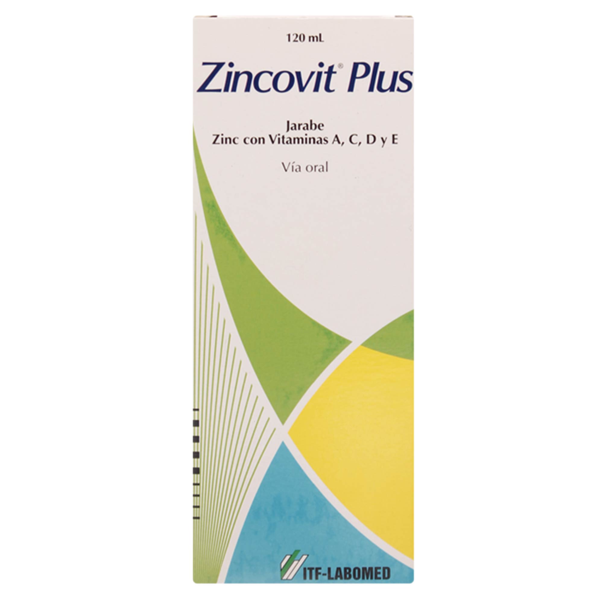 Zincovit Plus Zinc con Vitaminas 3000 UI/5ml Jarabe 120 mL