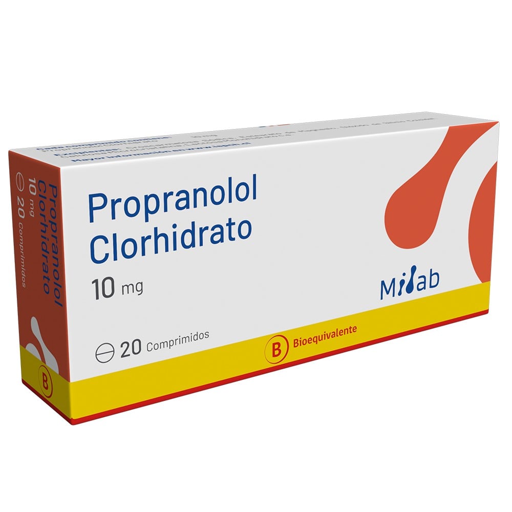 PROPRANOLOL COMPRIMIDOS 10 mg