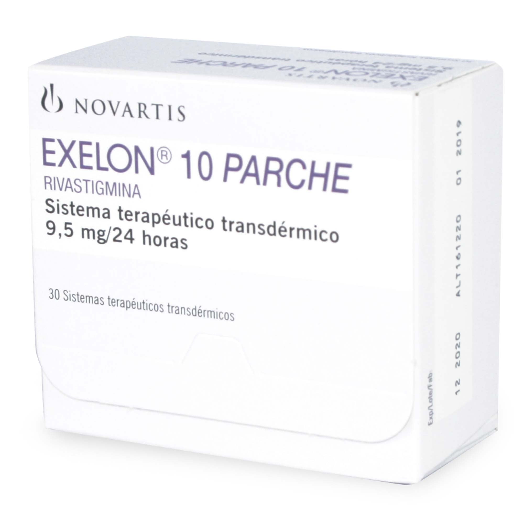 Exelon Rivastigmina 9,5 mg 30 Parches