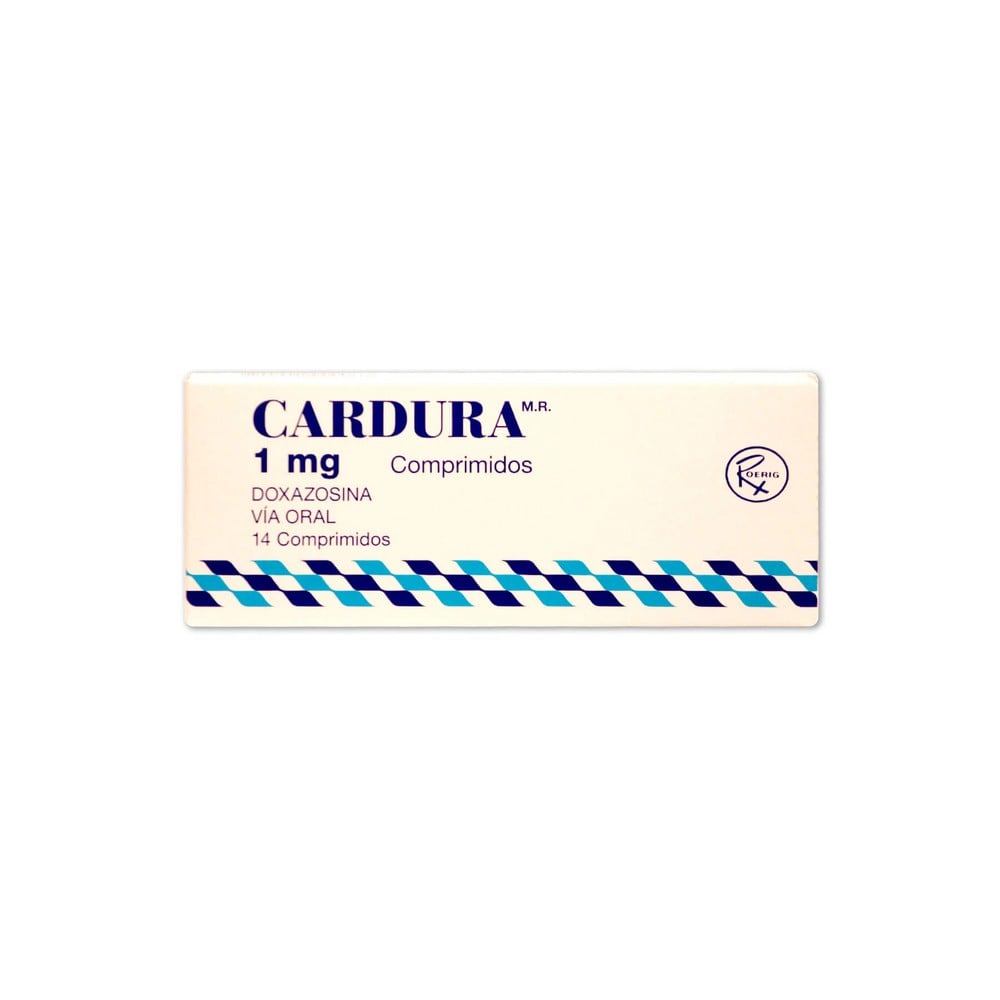 CARDURA COMPRIMIDOS 1 mg (DOXAZOSINA)