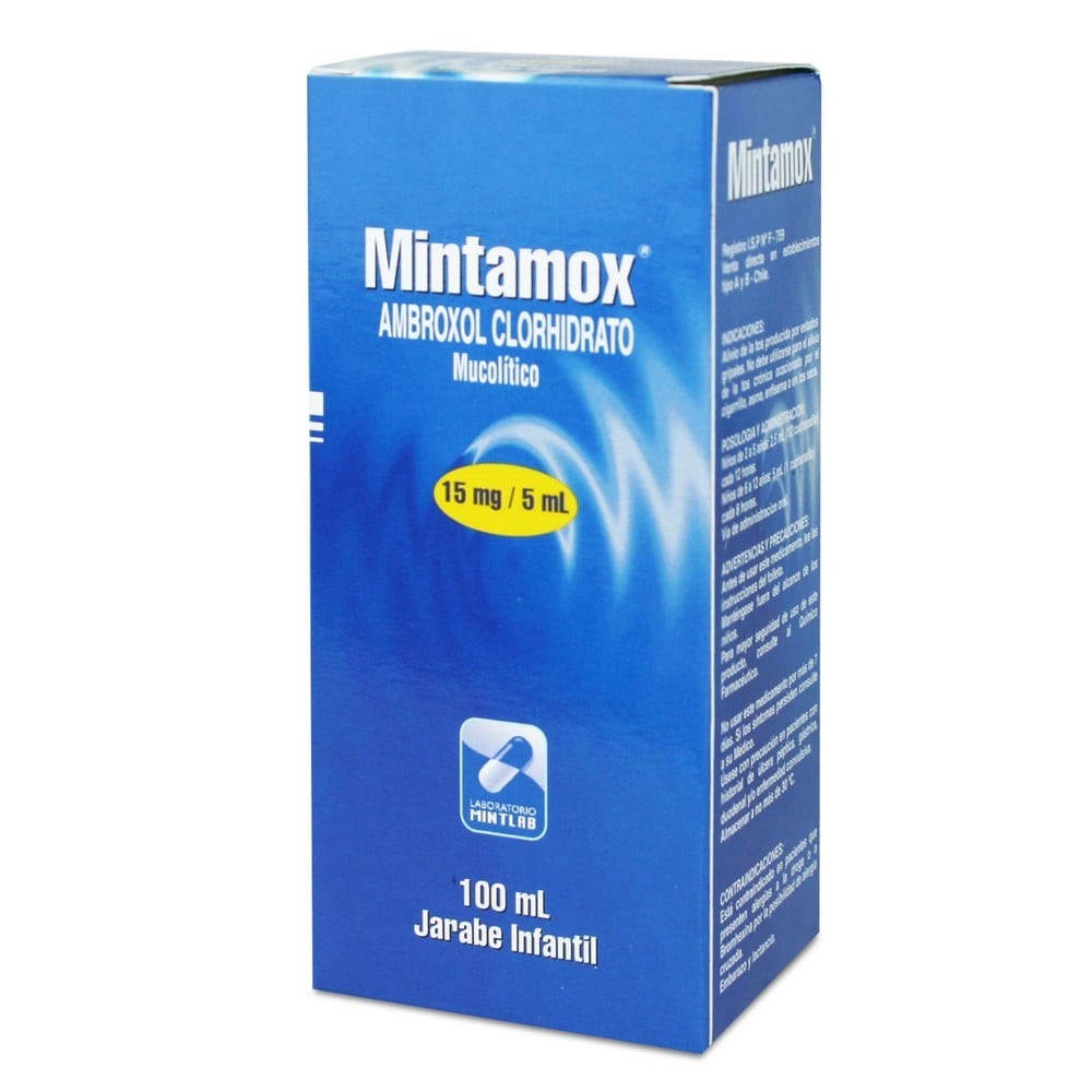 MINTAMOX Solución oral 15 mg/5mL (Ambroxol)