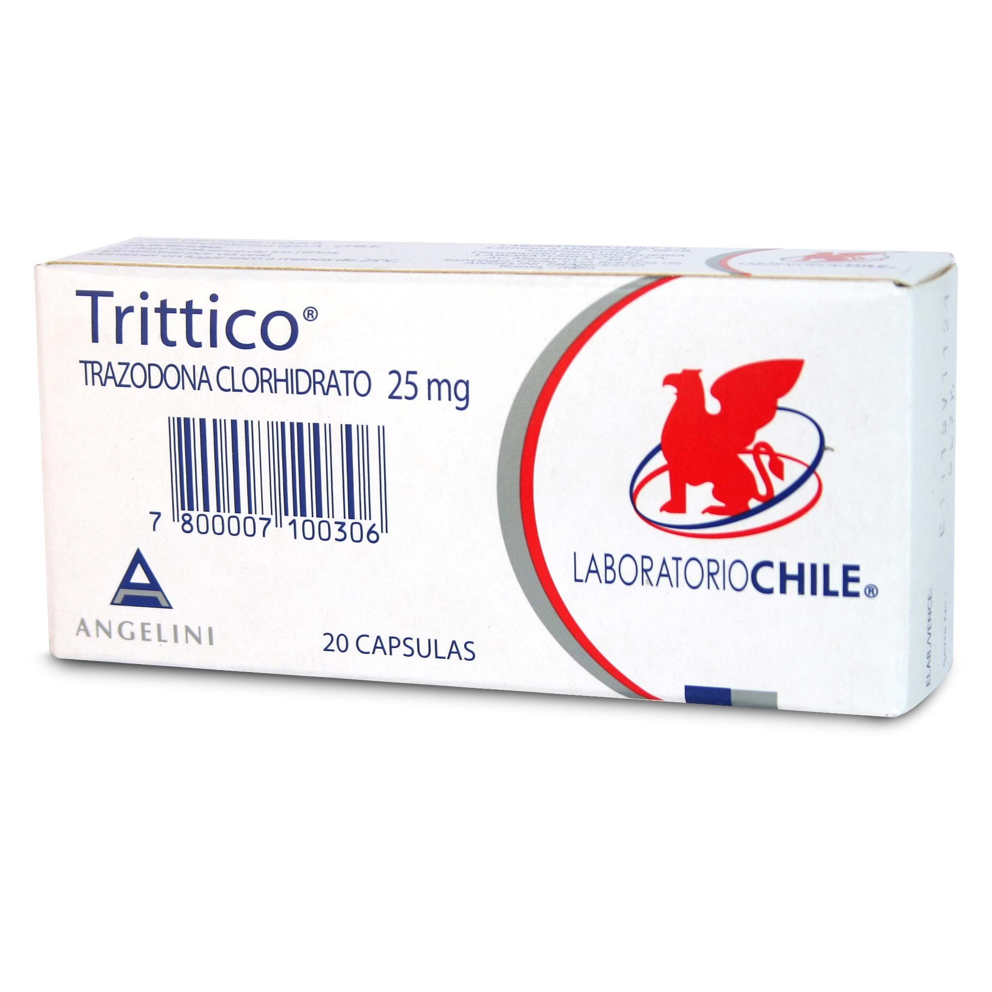 Trittico Trazodona 25 mg 20 Cápsulas