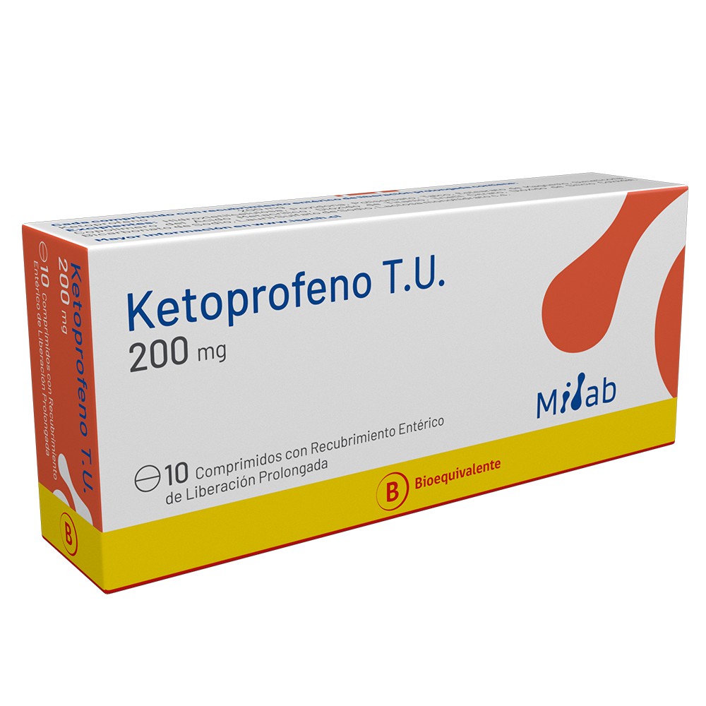 KETOPROFENO COMPRIMIDOS CON RECUBRIMIENTO ENTÉRICO DE LIBERACIÓN PROLONGADA 200 mg