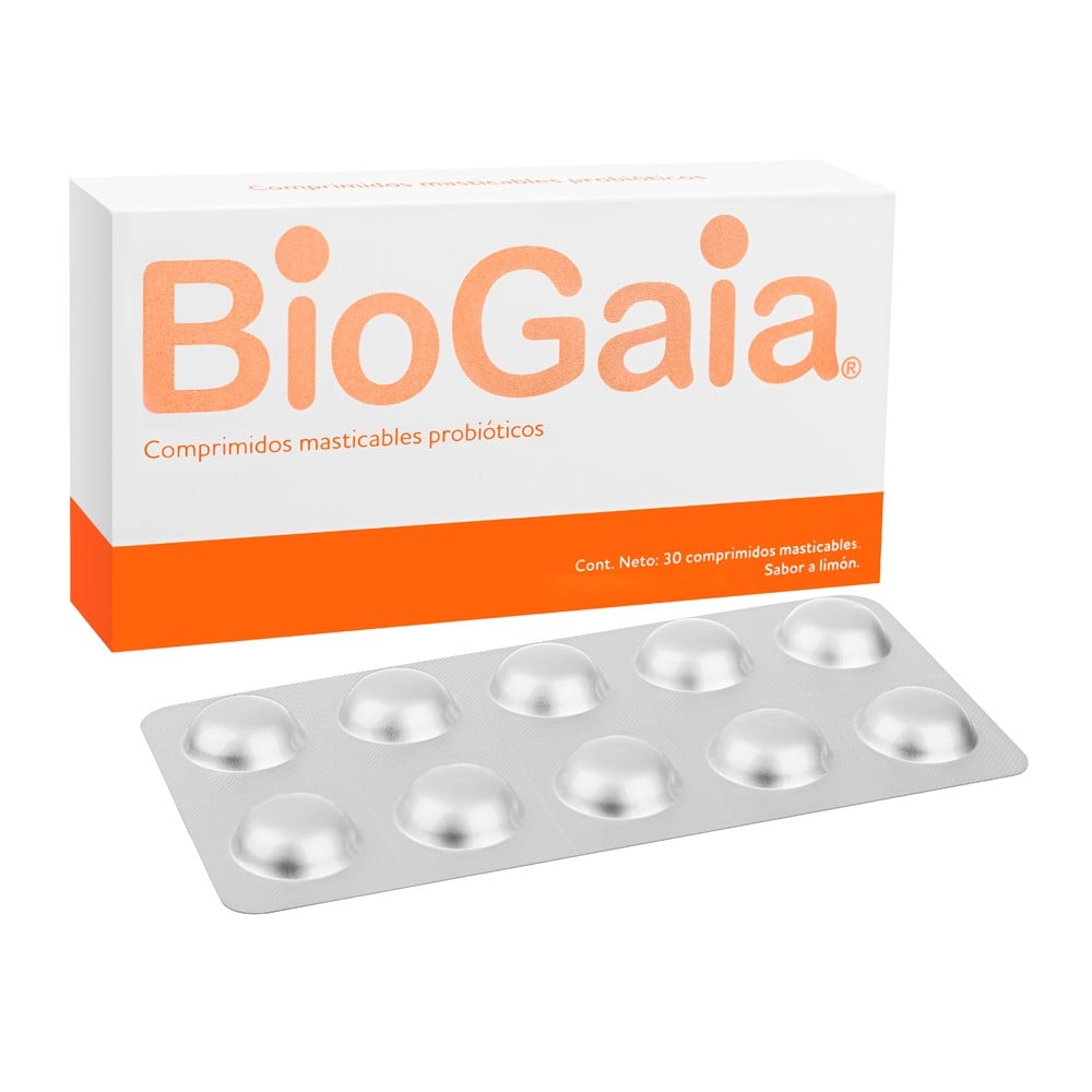 Biogaia Protectis Probióticos 30 Comprimidos Masticables Sabor Limón