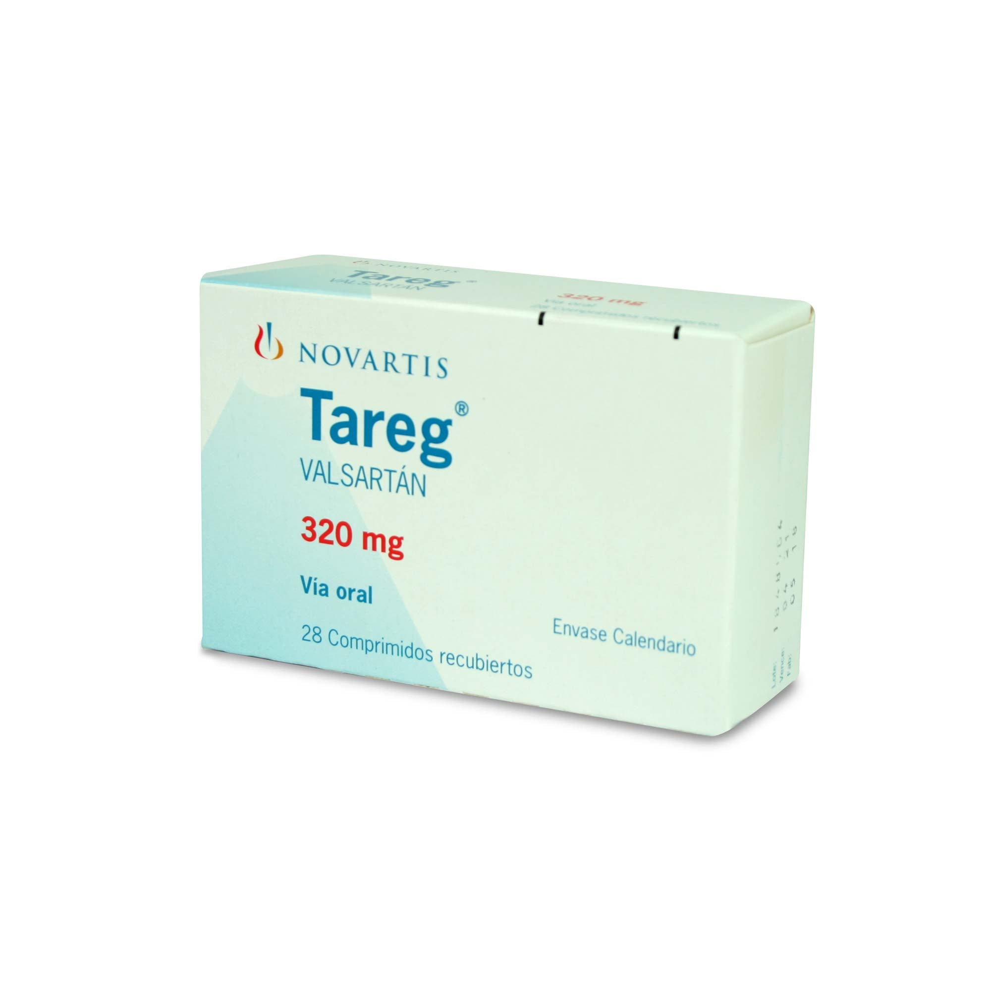 Tareg Valsartan 320 mg 28 Comprimidos