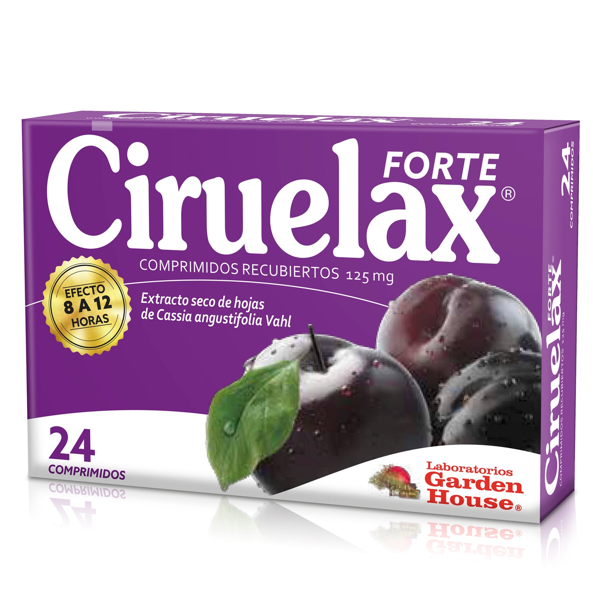 CIRUELAX® FORTE NF COMPRIMIDOS RECUBIERTOS 125 mg (EXTRACTO SECO DE HOJAS DE CASSIA ANGUSTIFOLIA VAHL. 20%)