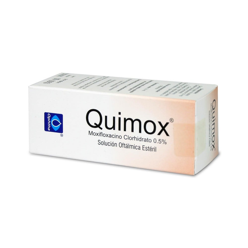 Quimox Moxifloxacino 0,5% Solución Oftálmica 5 mL