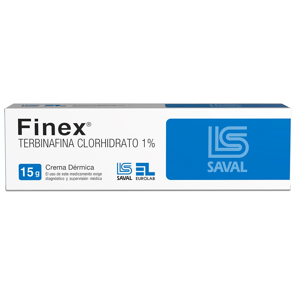 Finex Terbinafina 1% Crema Dérmica 15 gr