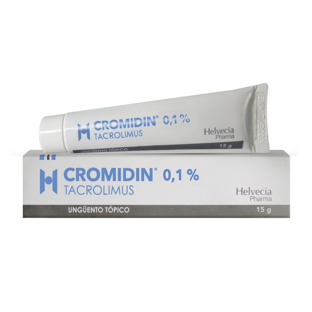 Cromidin Tacrolimus 0.1% Ungüento 15 gr