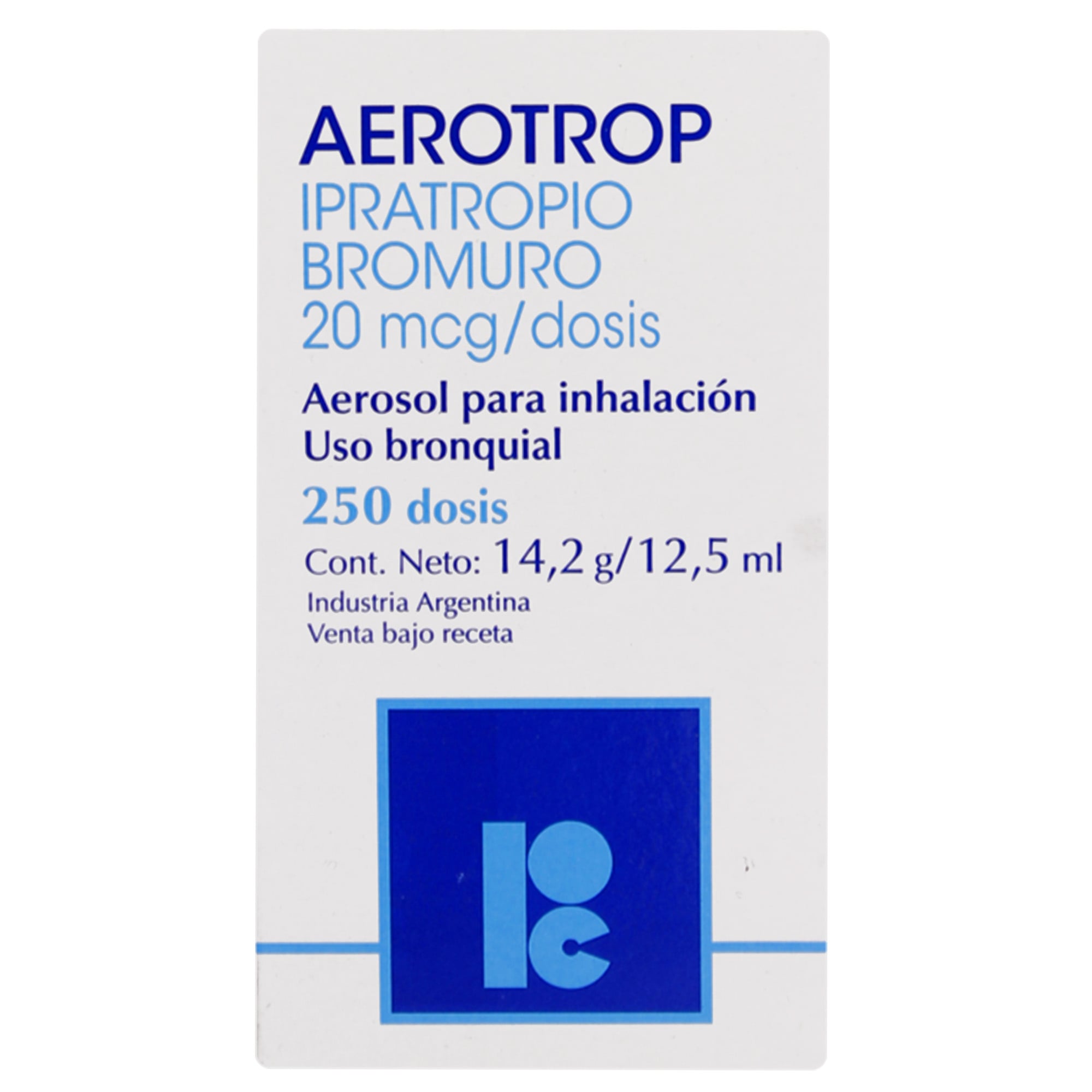 ERATROP AEROSOL PARA INHALACIÓN 20 mcg/DOSIS (BROMURO DE IPATROPIO)