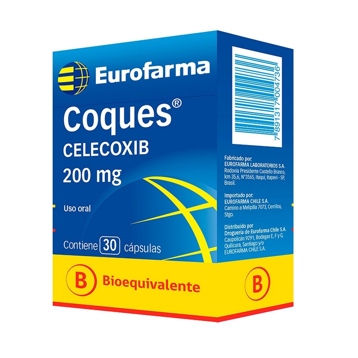 Coques Celecoxib 200 mg 30 Cápsulas