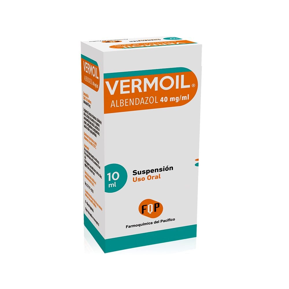 Vermoil Albendazol 4 Suspensión 10 mL