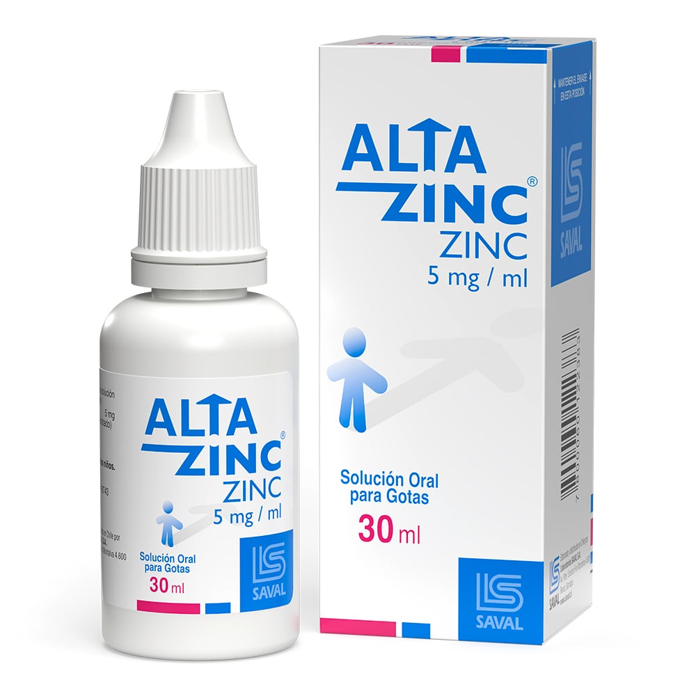 ALTAZINC SOLUCIÓN ORAL PARA GOTAS 5 mg/mL