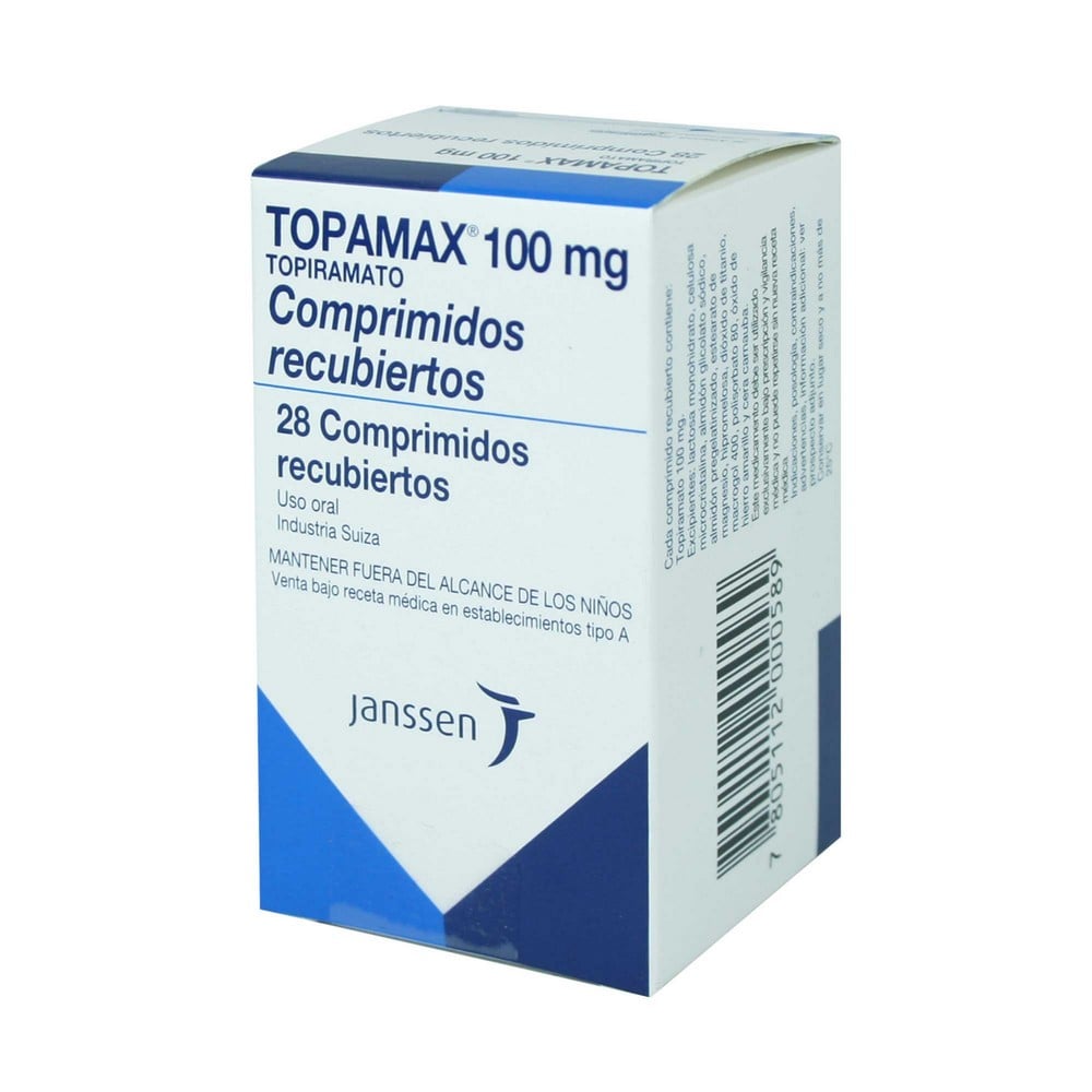 TOPAMAX COMPRIMIDOS RECUBIERTOS 100 mg