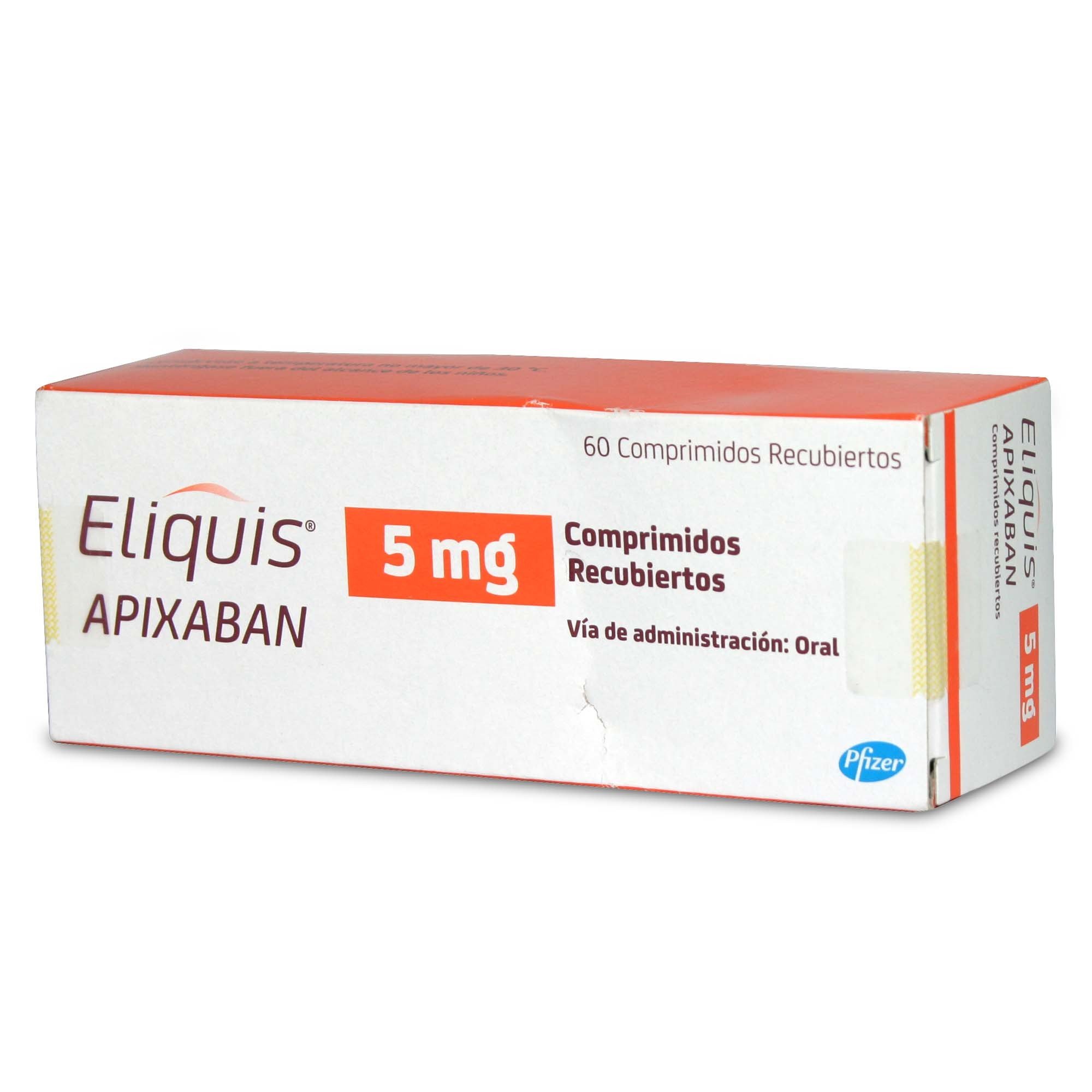 ELIQUIS COMPRIMIDOS RECUBIERTOS 5 mg (APIXABAN)
