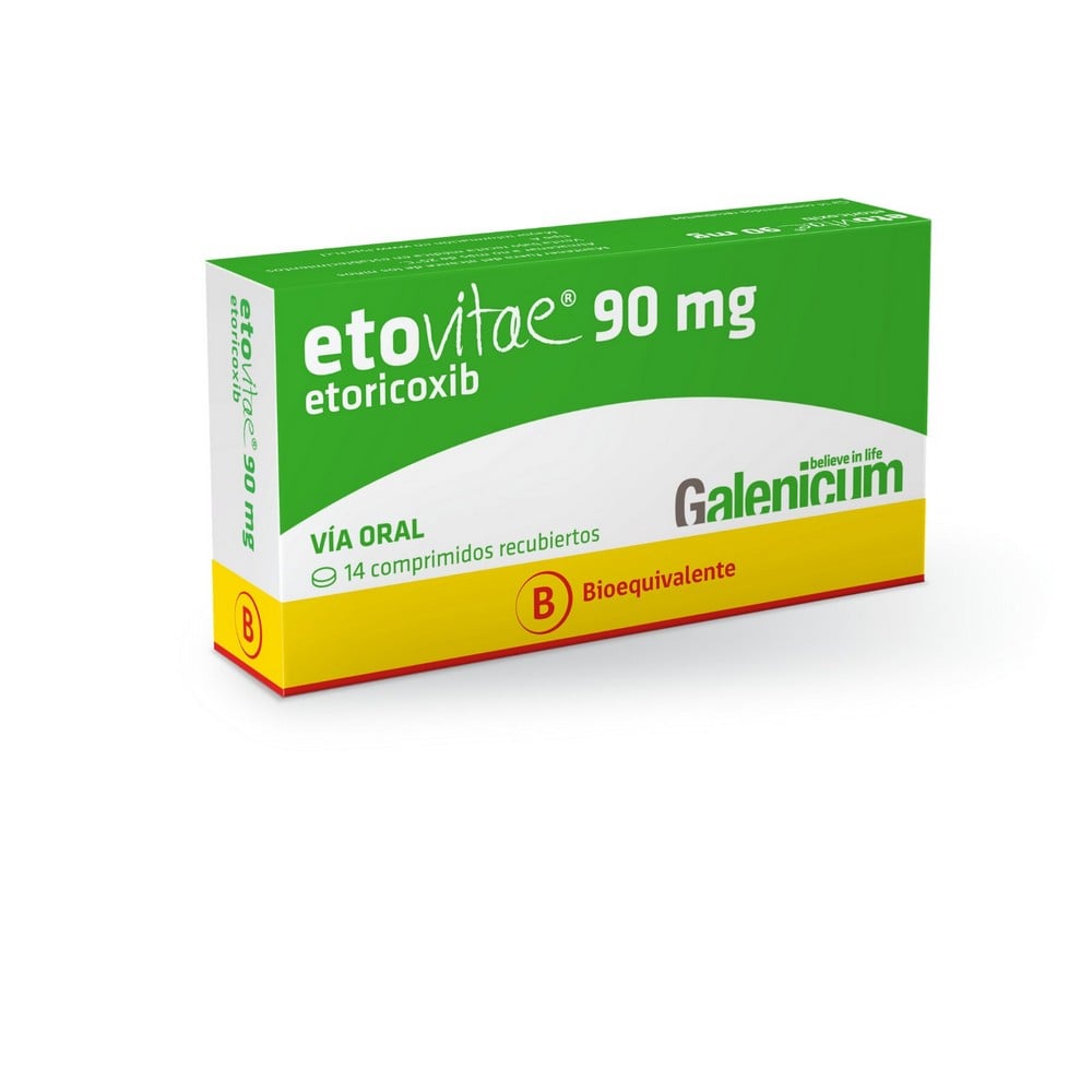 Etovitae 90 Etoricoxib 90 mg 14 Comprimidos Recubiertos