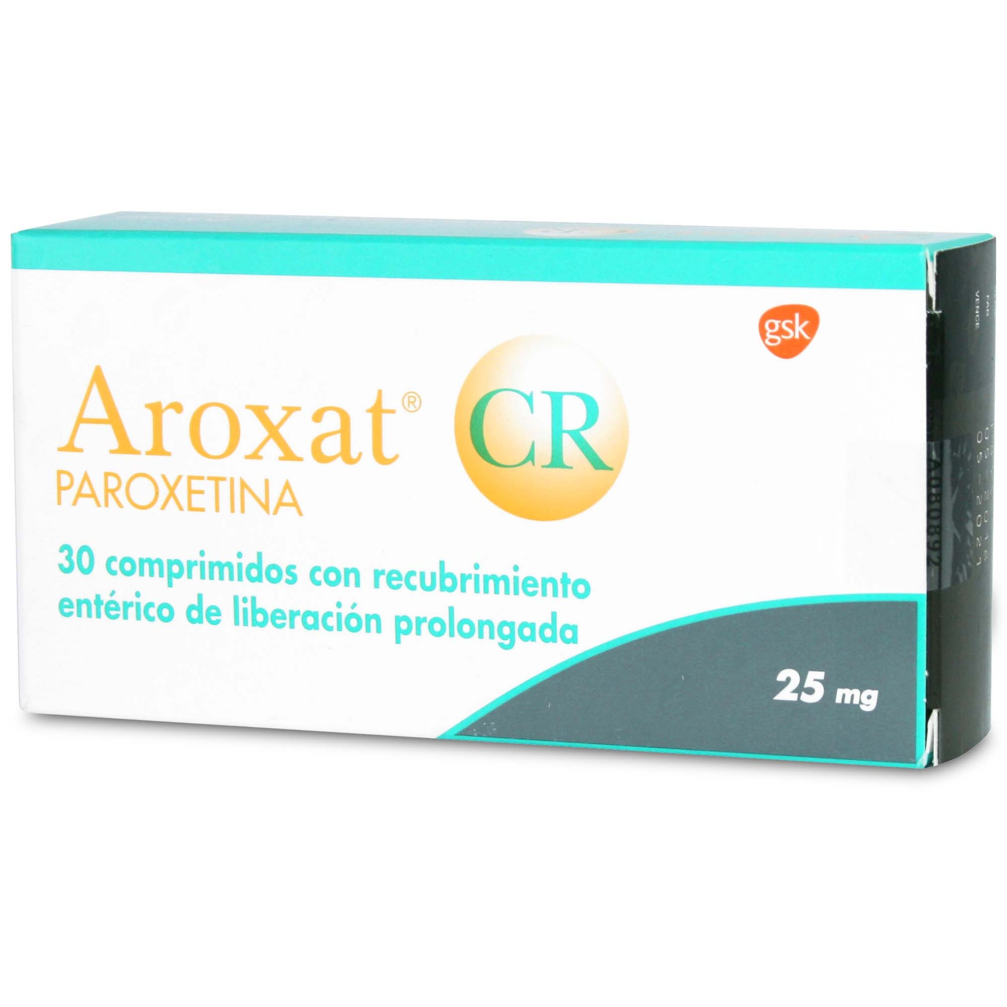 AROXAT COMPRIMIDOS RECUBIERTOS 20 mg (PAROXETINA)