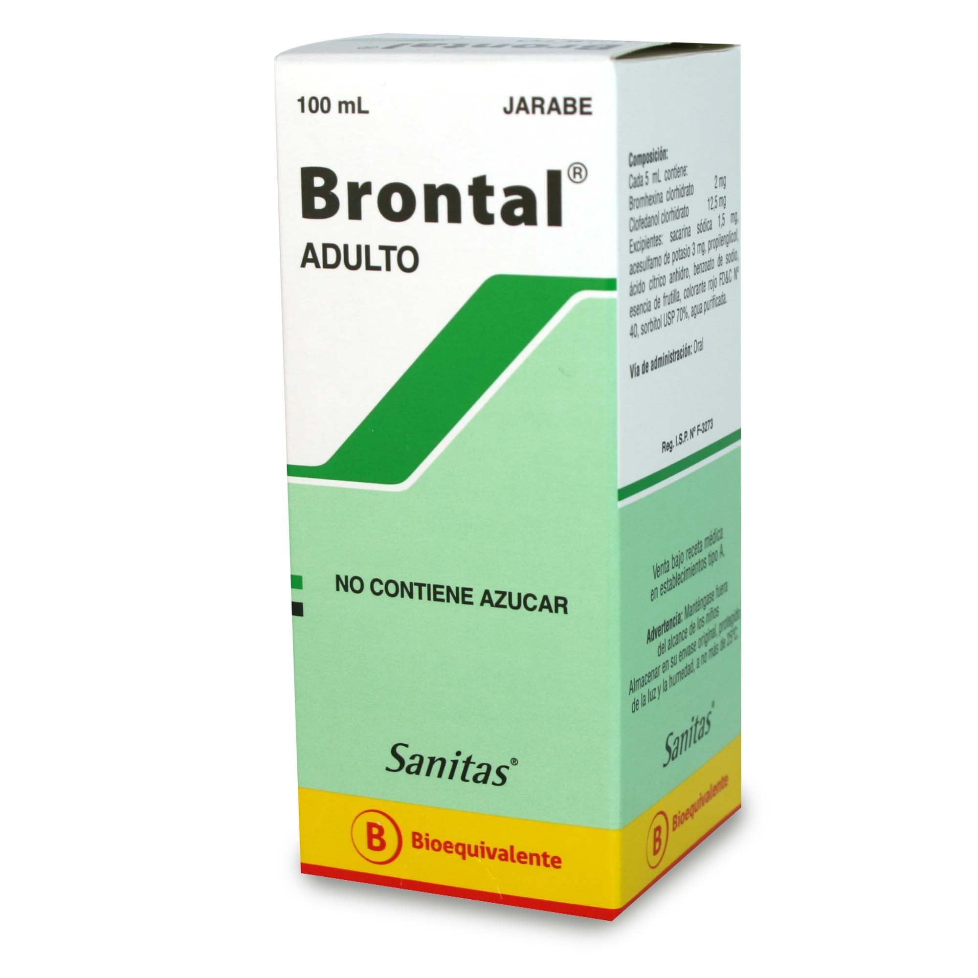 Brontal Adulto Clofenadiol 12,5 mg / 5 mL Jarabe 100 mL
