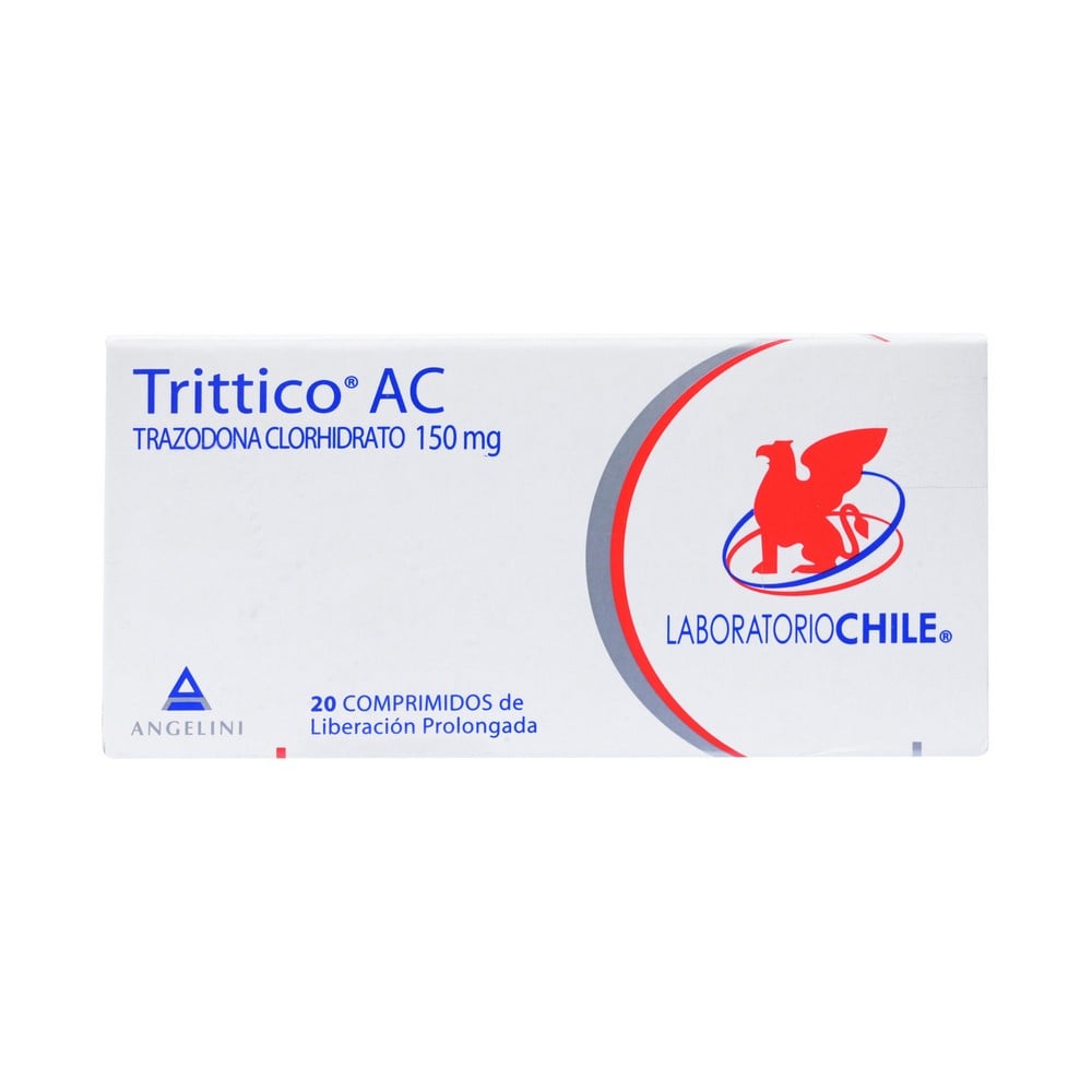 Trittico AC Trazodona 150 mg 20 Comprimidos