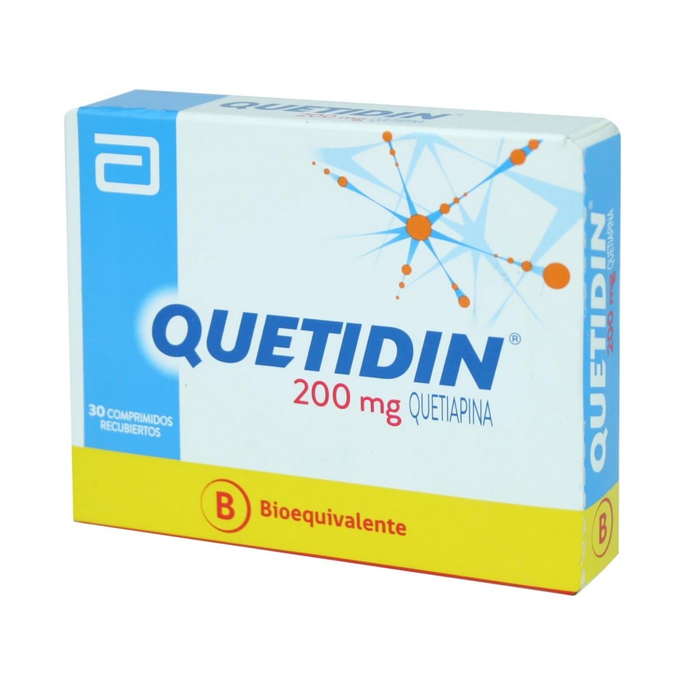 QUETIDIN XR COMPRIMIDOS RECUBIERTOS DE LIBERACIÓN PROLONGADA 50 mg (QUETIAPINA)