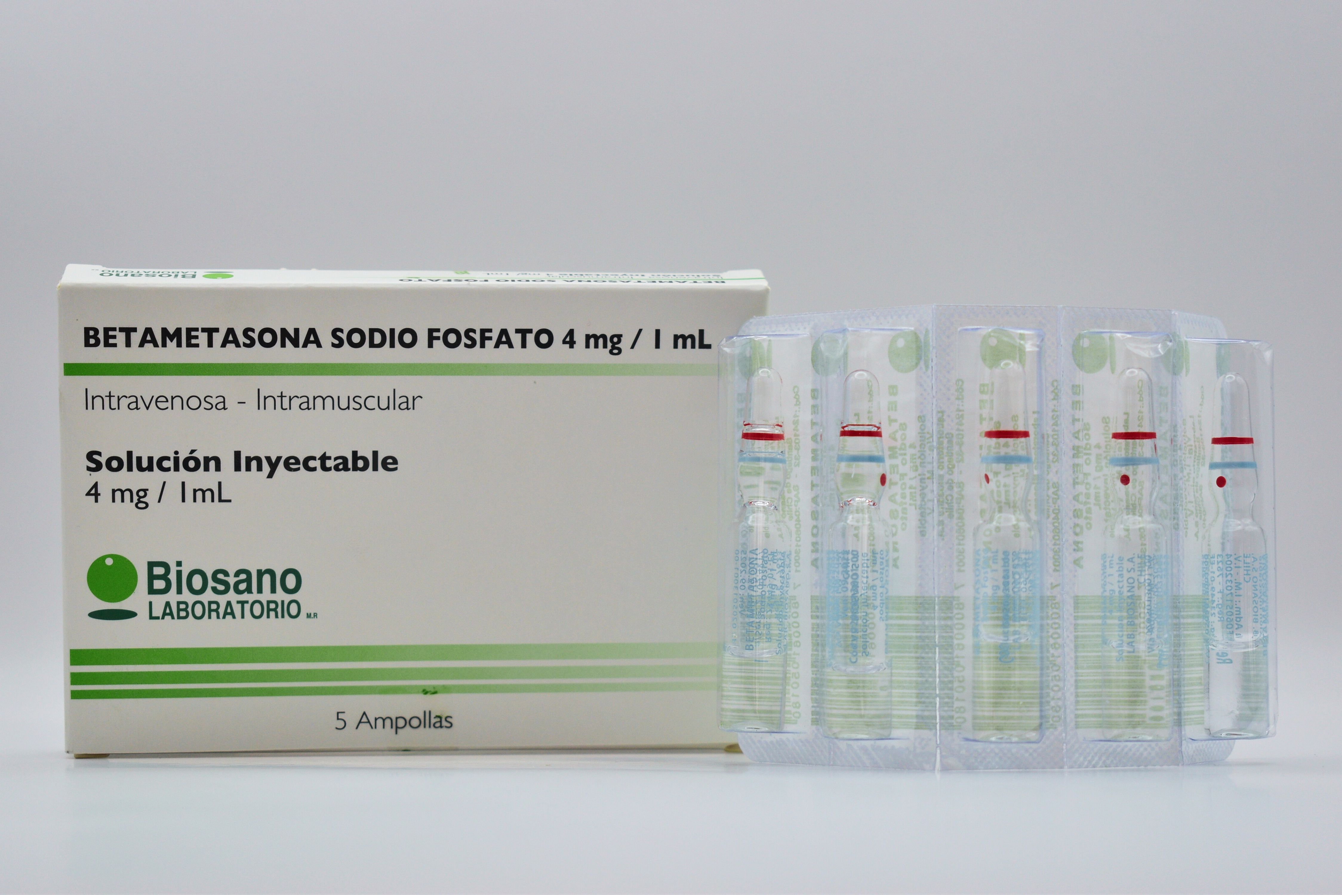 BETAMETASONA SOLUCIÓN INYECTABLE 4 mg/mL
