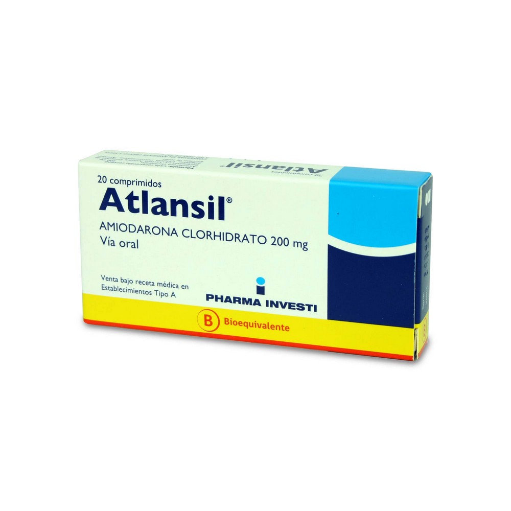 ATLANSIL COMPRIMIDOS 200 mg (AMIODARONA CLORHIDRATO)