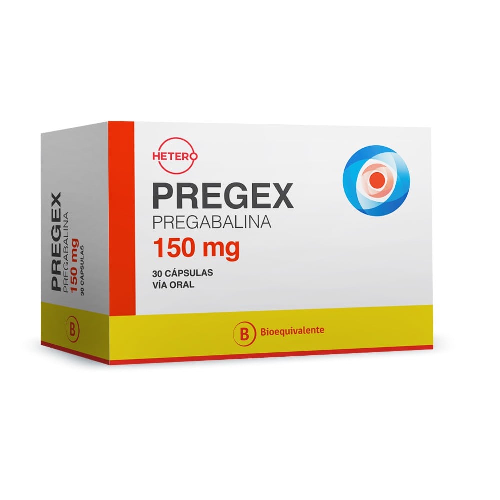 PREGEX CÁPSULAS 150 mg  (PREGABALINA)