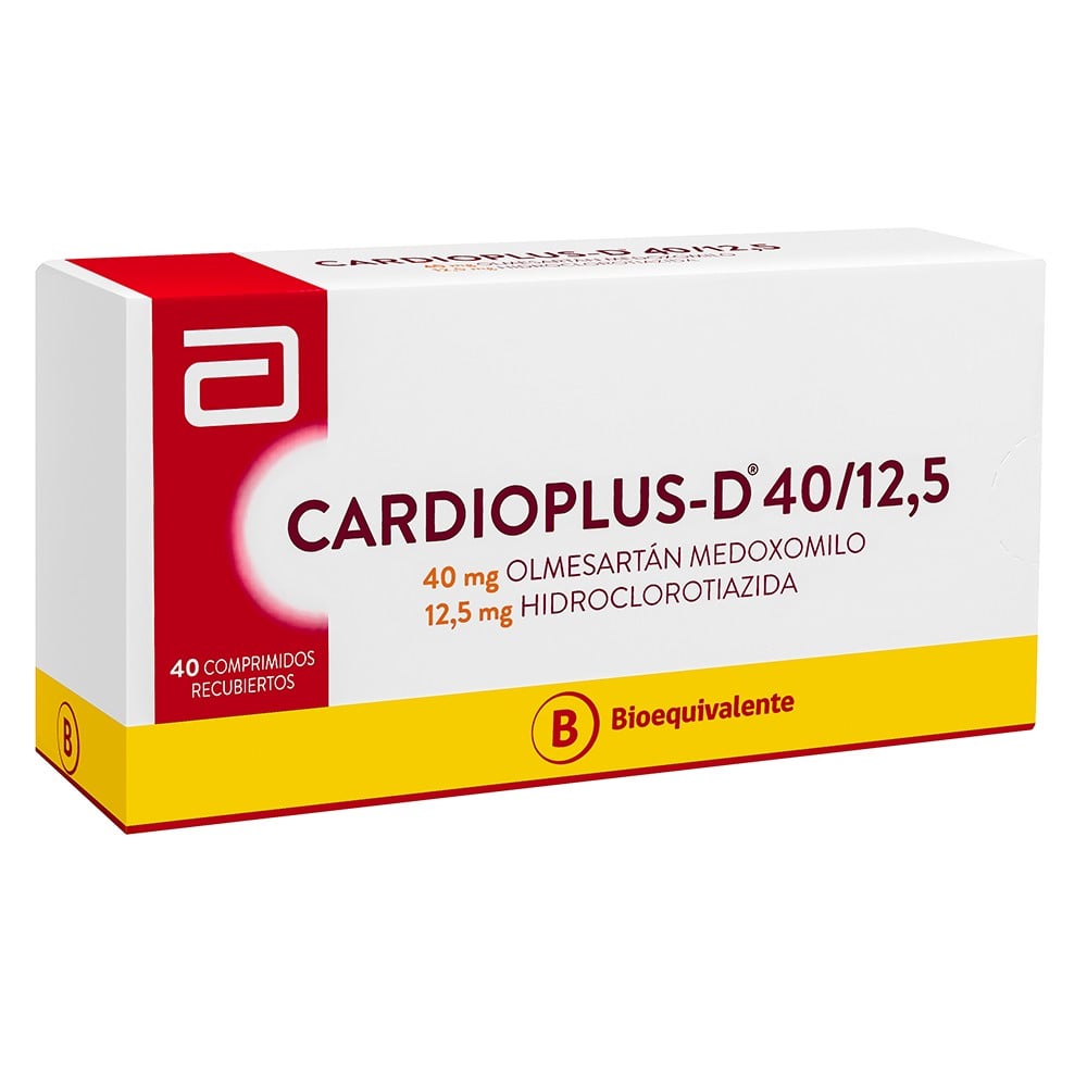 Cardioplus-D (40 / 12,5 mg) 40 Comprimidos