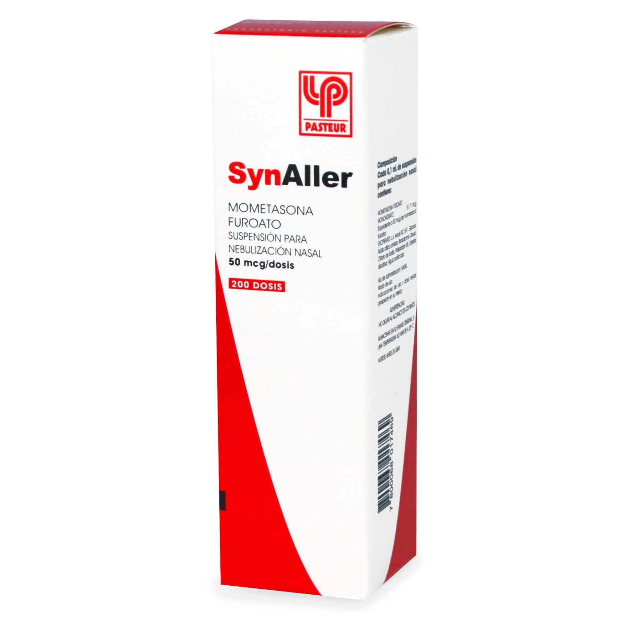 Synaller Mometasona 50 mcg Spray Nasal 200 Dosis
