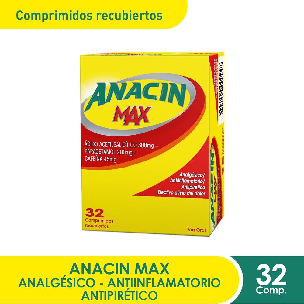 Anacin Max 32 Comprimidos Recubiertos