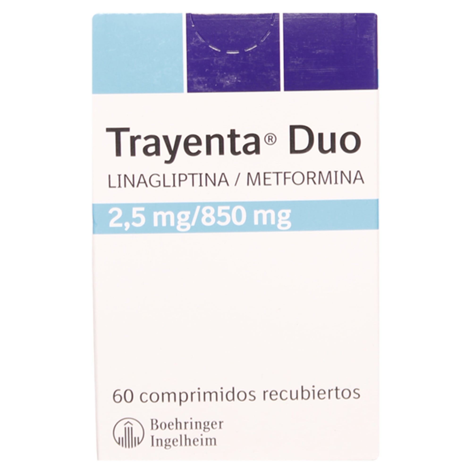 Trayenta Duo Linagliptina 2,5 mg 60 Comprimidos Recubiertos