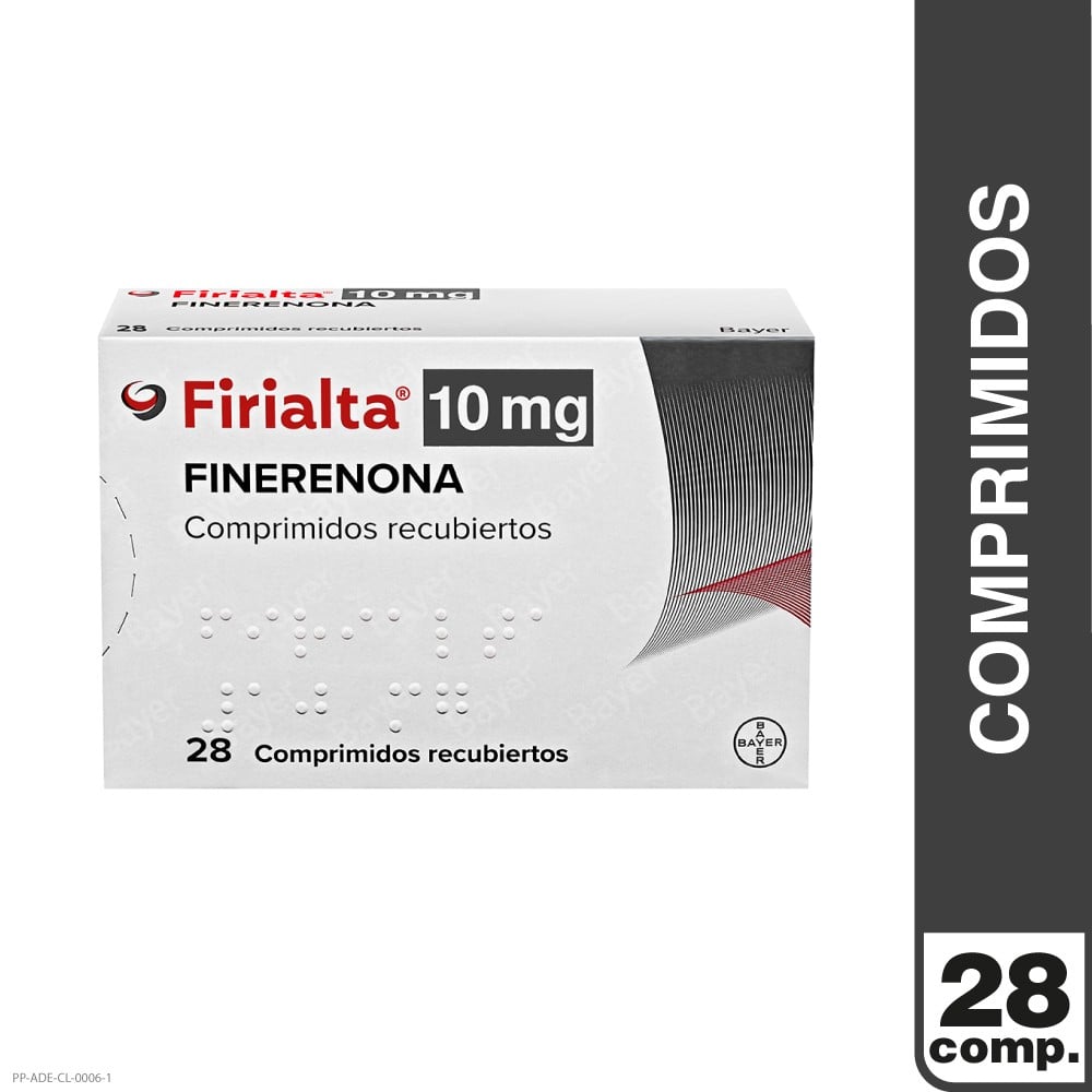 FIRIALTA COMPRIMIDOS RECUBIERTOS 20 mg (FINERENONA)