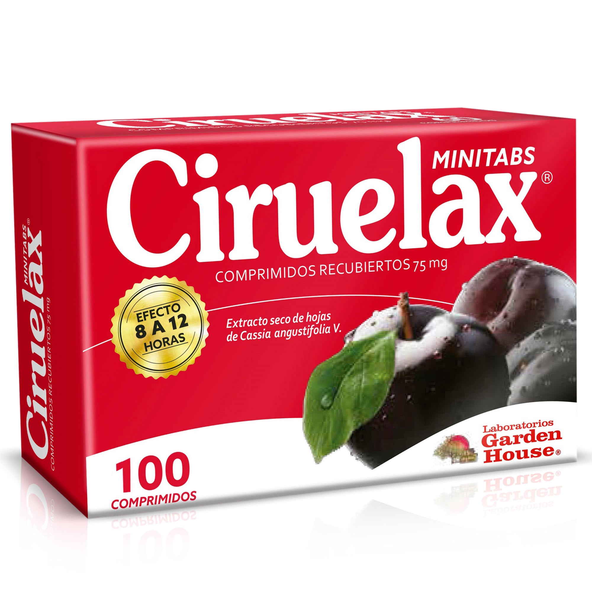 Ciruelax Minitabs Cassia Angustifolia 75 mg 100 Comprimidos